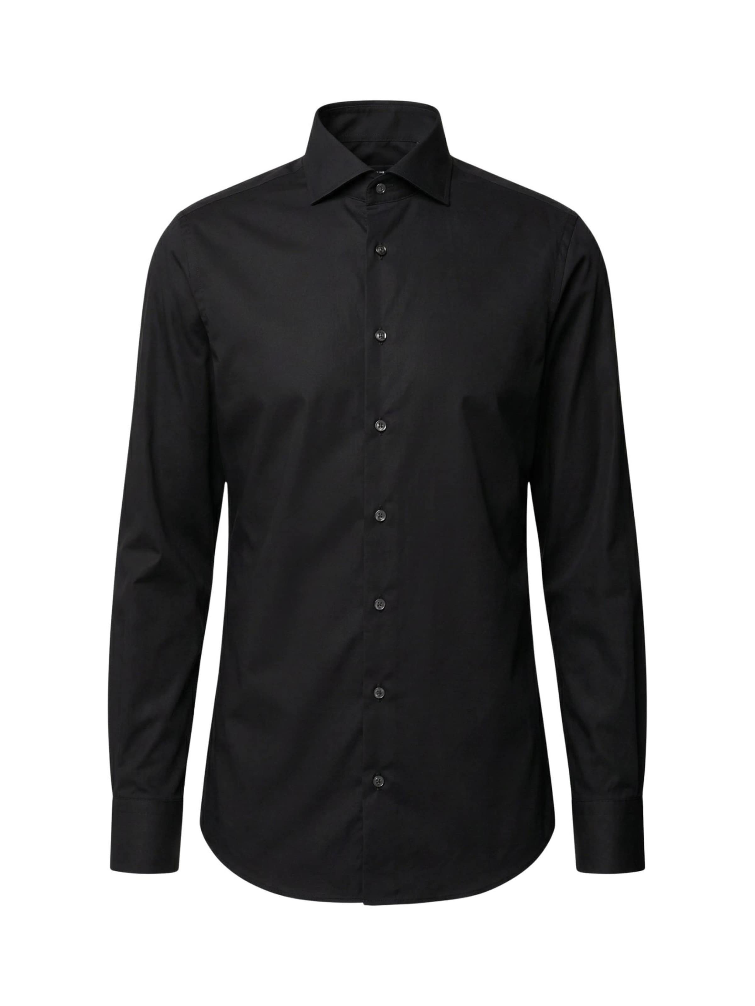 Coupe regular Chemise business Michael Kors en noir : devant