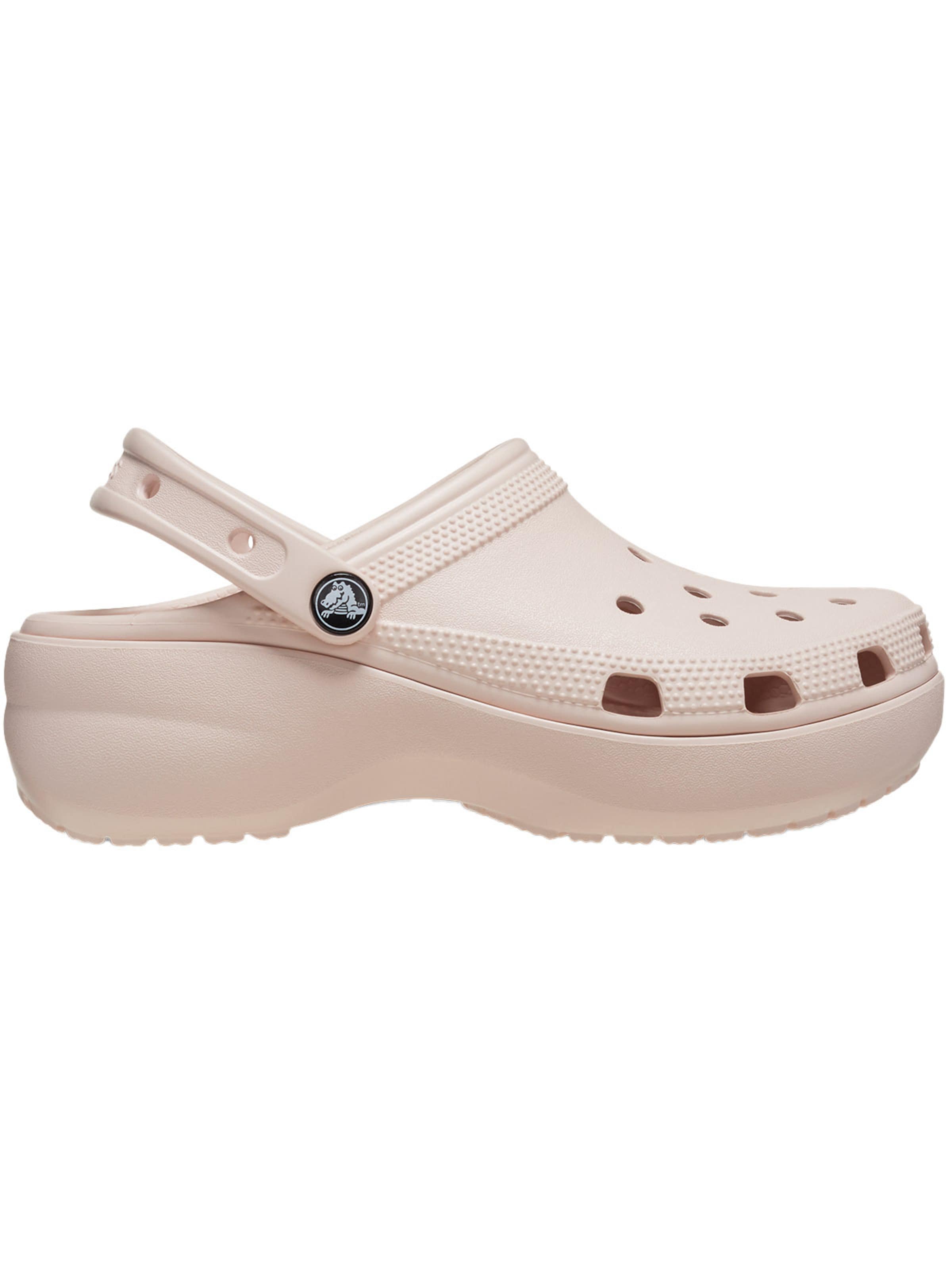 Crocs Mules 'Clog Classic Plattform W' in Pink: front