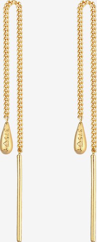 ELLI PREMIUM Ohrringe Ear Chain, Tropfen in Gold