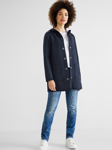 STREET ONE Between-Seasons Coat in Blue