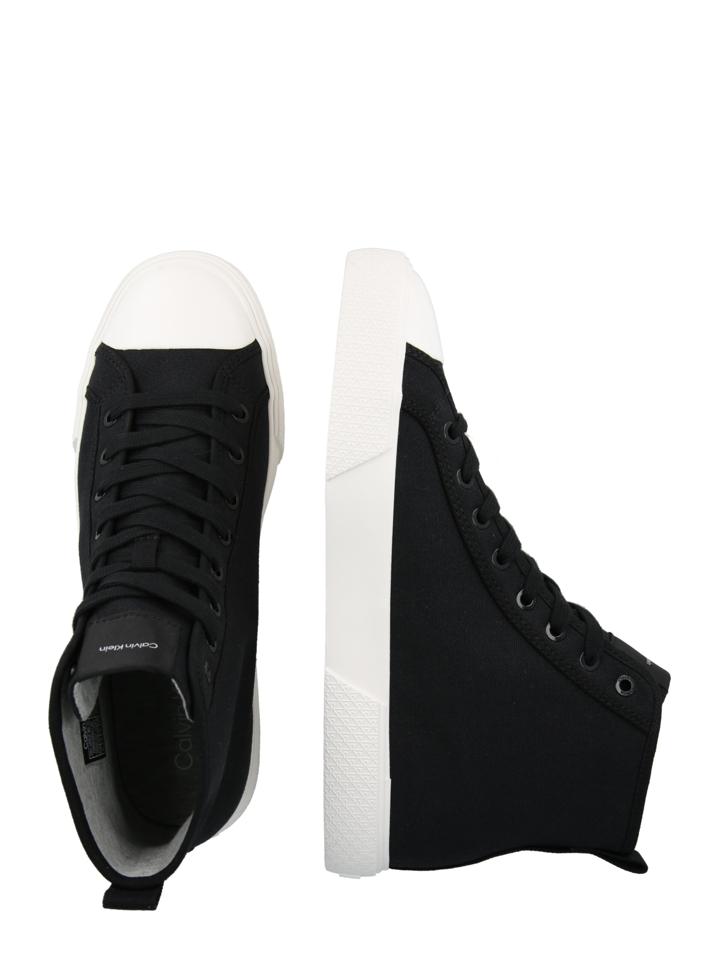 Calvin Klein Visoke superge | črna barva