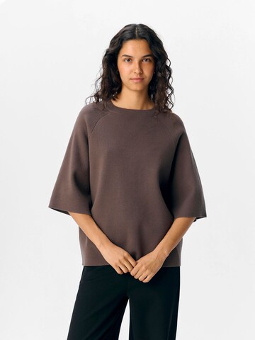 Pull-over 'OBJReynard' OBJECT en marron : devant