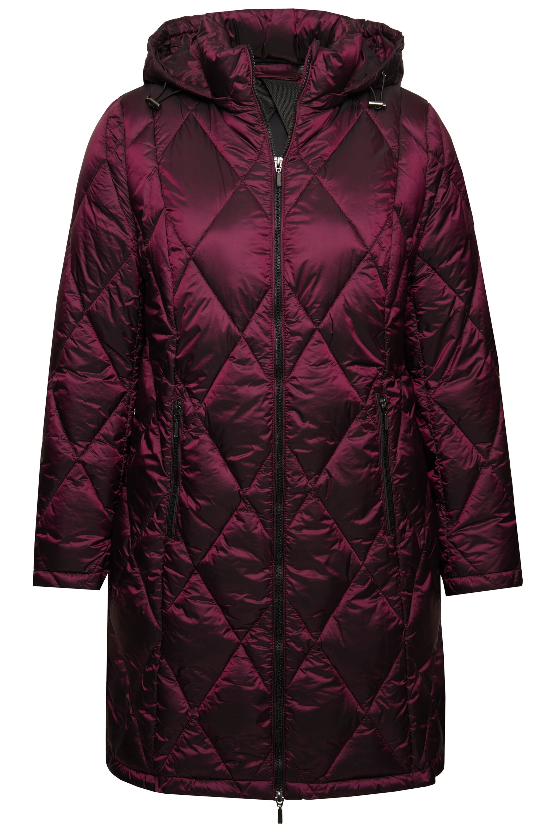 Ulla Popken Tussenjas in Rood: voorkant