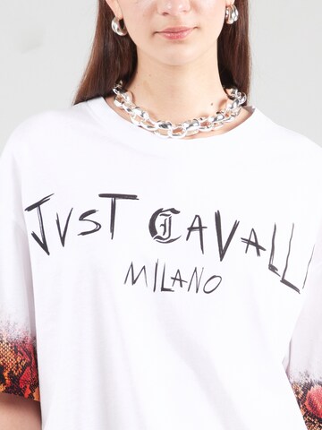 Just Cavalli T-shirt i vit