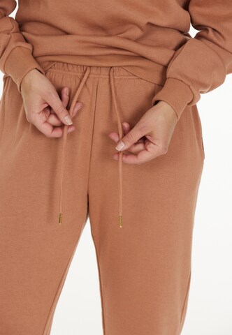 Athlecia Regular Sweatpants 'Soffina' in Braun