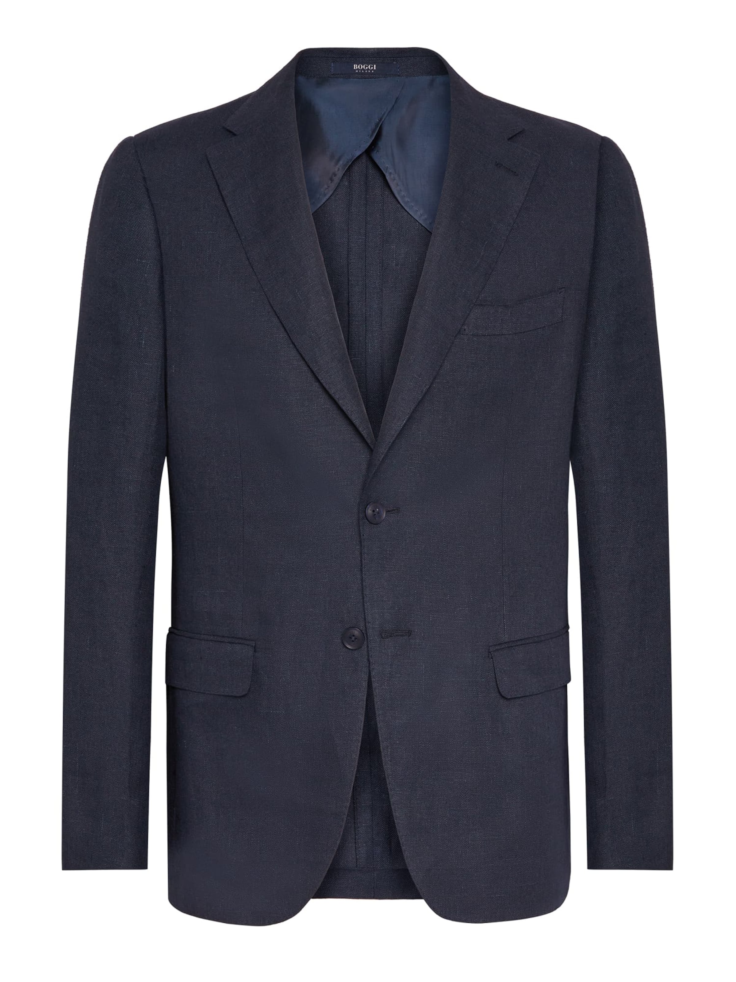 Boggi Milano Regular fit Businesskavaj i blå: framsida