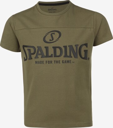 SPALDING Performance Shirt in Green: front