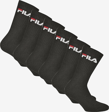 FILA Socks in Black: front