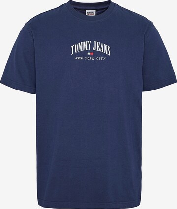 T-Shirt Tommy Jeans en bleu : devant