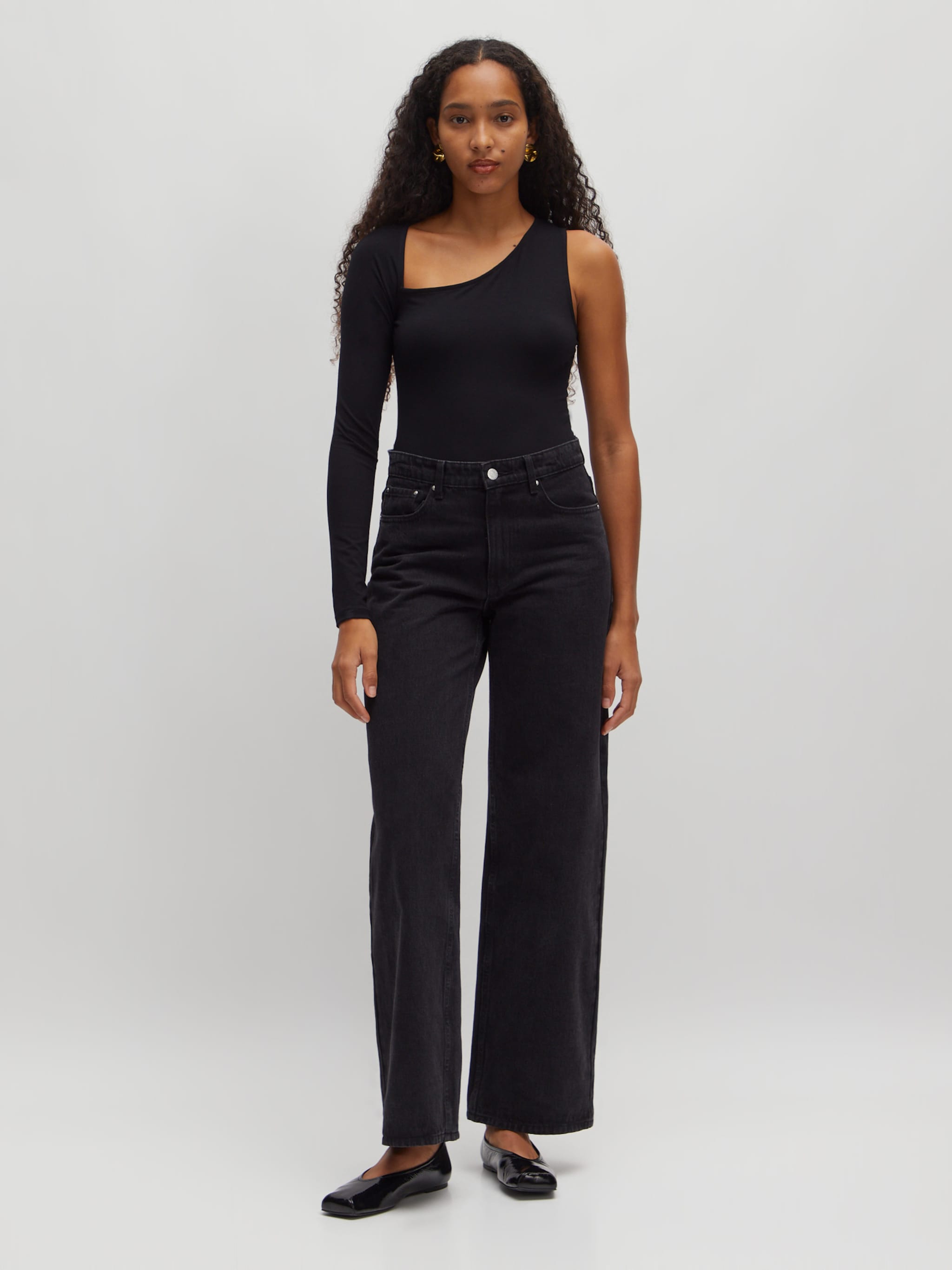 EDITED Produits Shirtbody 'Malani' noir