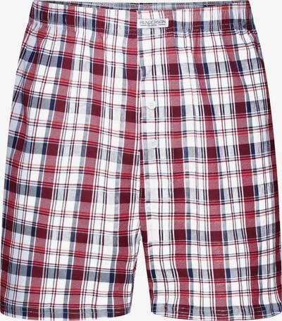 Henderson Boxershorts 'Weiche Boxershorts aus Baumwolle Elastische locker bequem Classic 5XL' in 5XL in rot, Produktansicht
