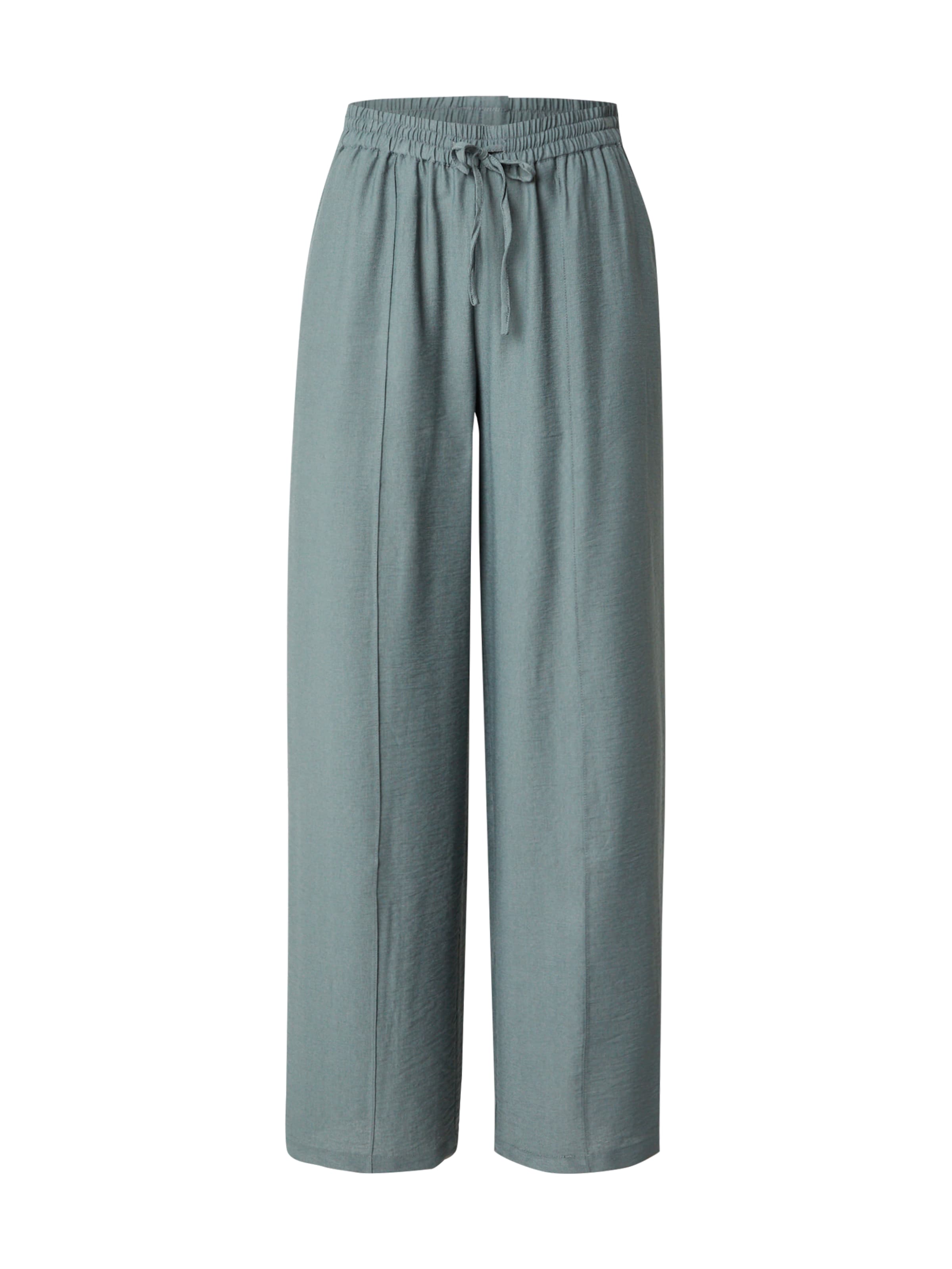 ABOUT YOU Wide leg Παντελόνι 'Doro' σε πράσινο: μπροστά