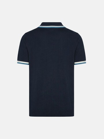 T-shirt 'SUN68 POLO SWEATER STRIPES DETAILS S/S POLO' SUN68 en bleu