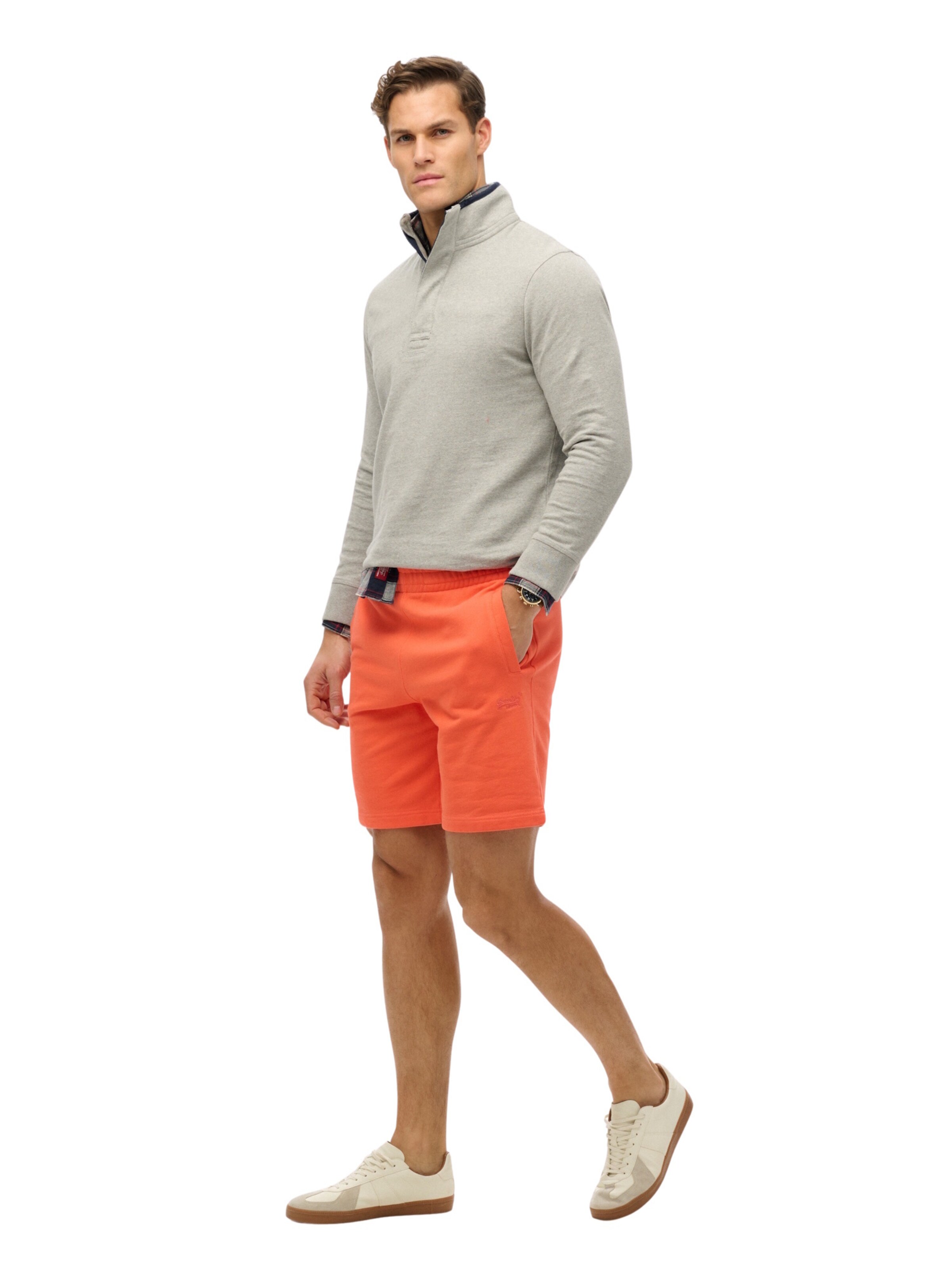 Regular Pantalon 'Essentials' Superdry en rouge