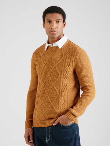 ruda JACK & JONES Megztinis 'JPRBLUDiogo': priekis