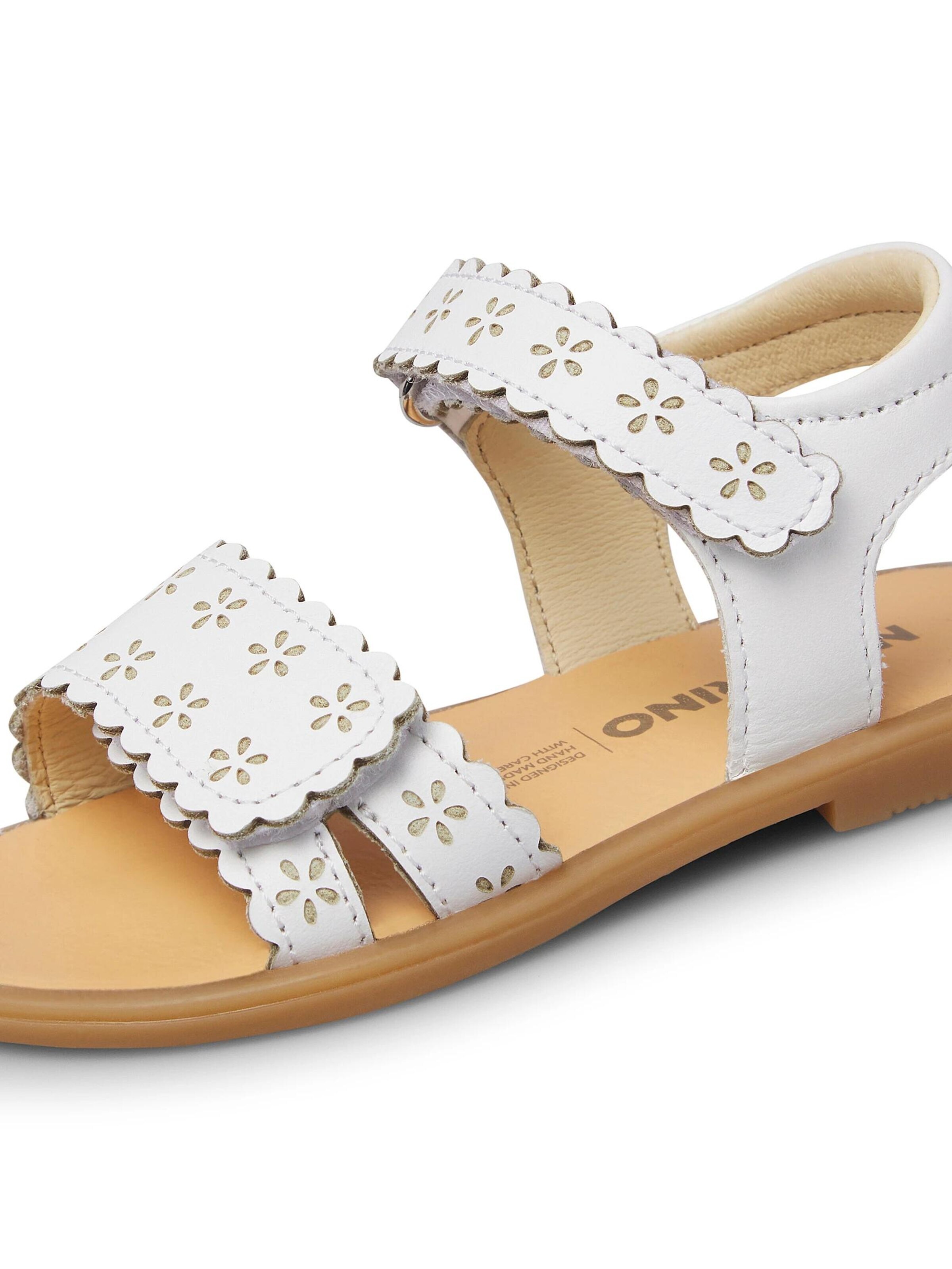 NATURINO Sandalen 'NILMIA' in Wit