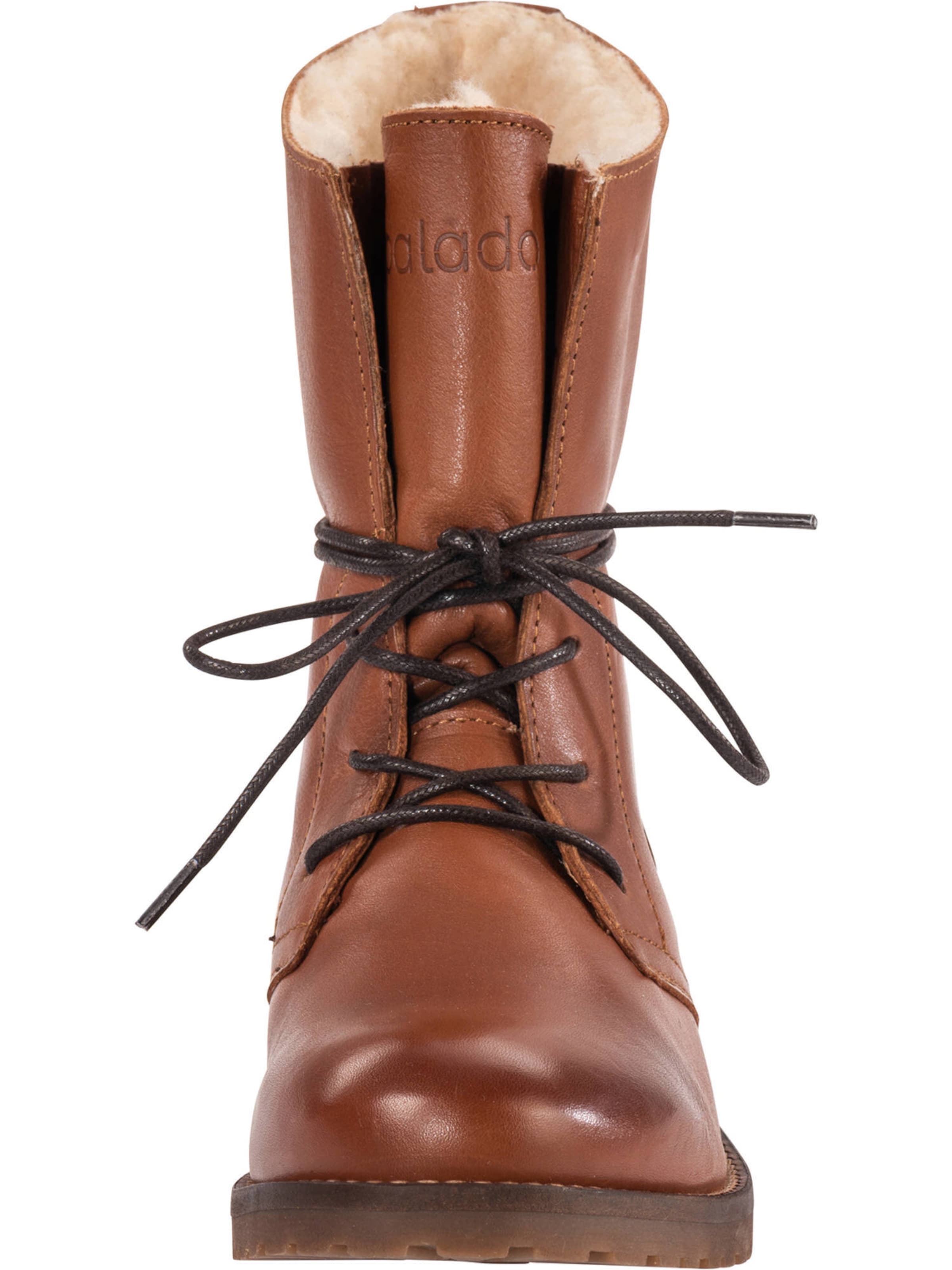 Palado Lace-up bootie 'Kasos' in Brown