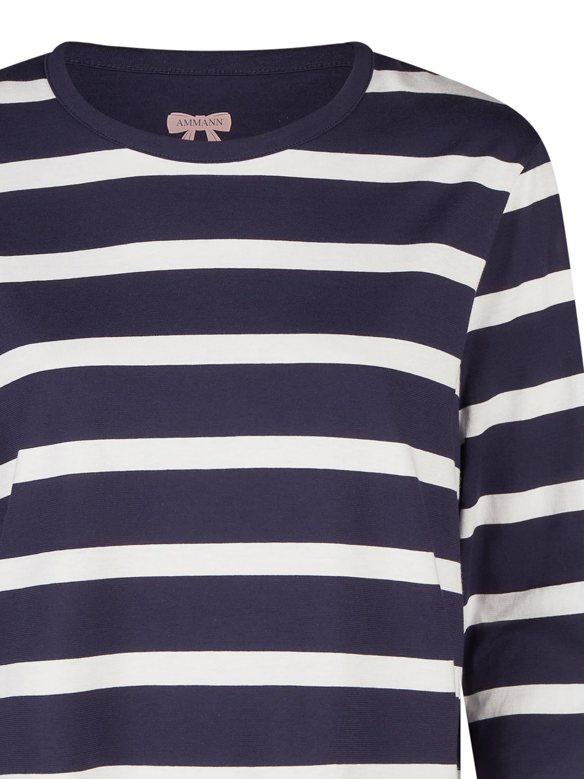Ammann Schlafshirt 'Mix & Match'‌‌‌‌‌‌ in Blau
