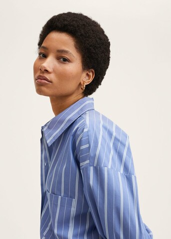 MANGO Blouse 'Rayi' in Blauw