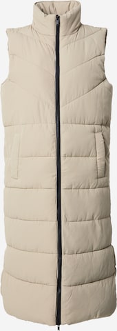 Gilet 'Dalcon' di Noisy may in beige: frontale