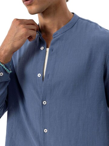 Coupe regular Chemise 'Italo' Antioch en bleu