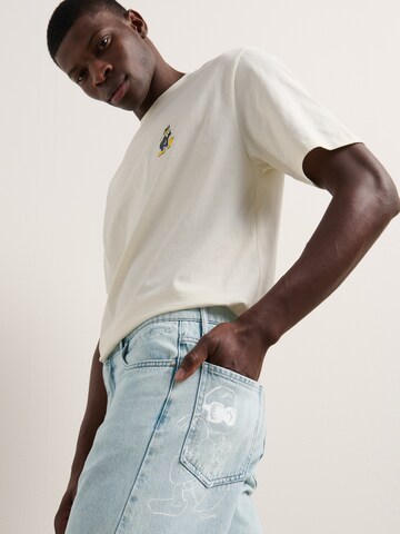 Regular Jean 'Disney X KL JEANS' Karl Lagerfeld en bleu