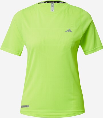 T-shirt fonctionnel 'Ultimate ' ADIDAS PERFORMANCE en vert : devant