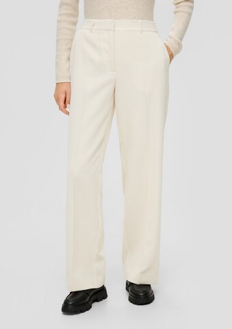 s.Oliver BLACK LABEL Wide Leg Hose in Beige: predná strana