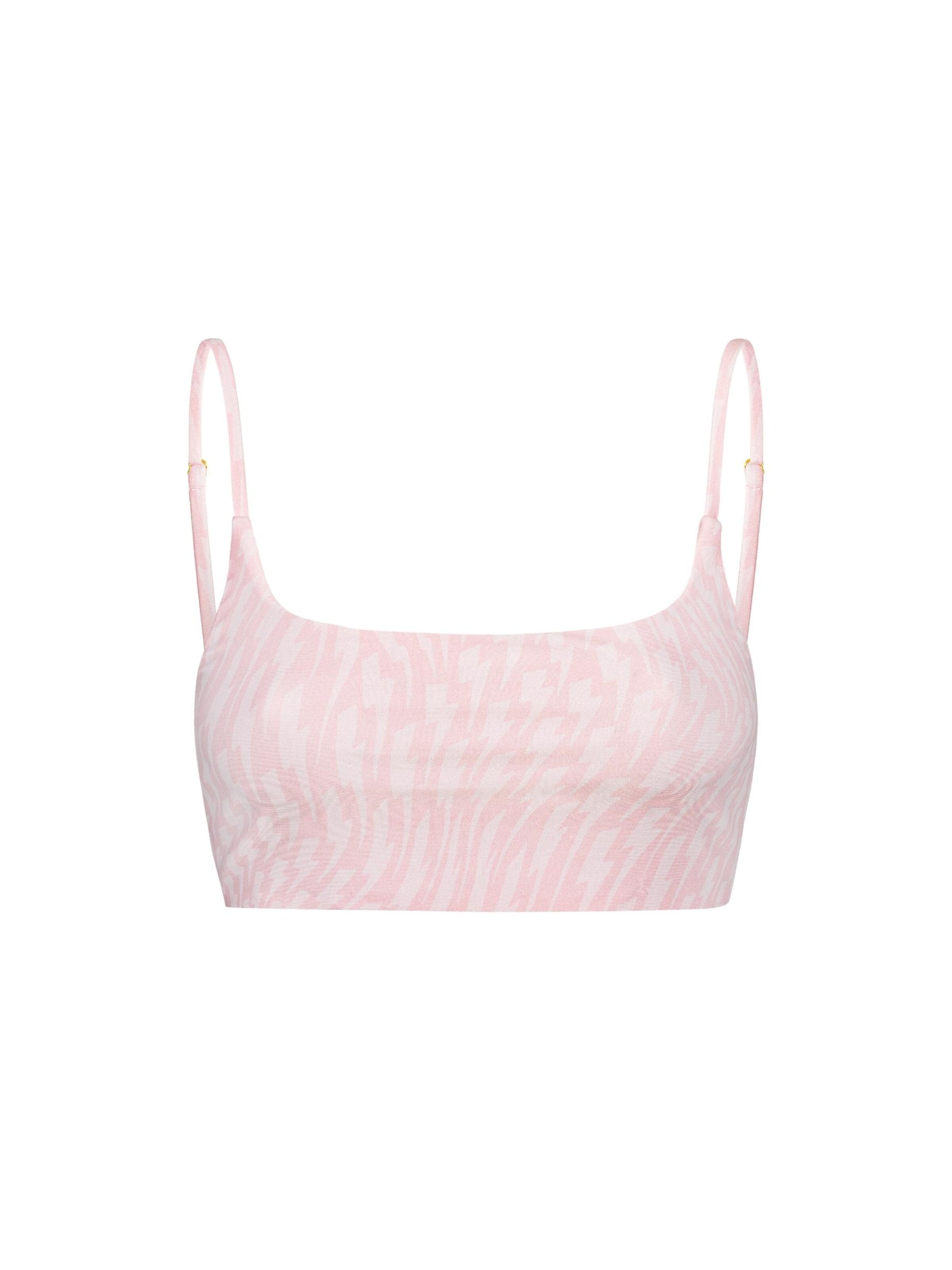 EKCENTRIK Sports Top in Pink: front