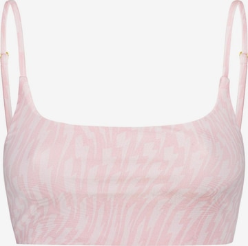 EKCENTRIK Sporttop in Pink: Vorderseite