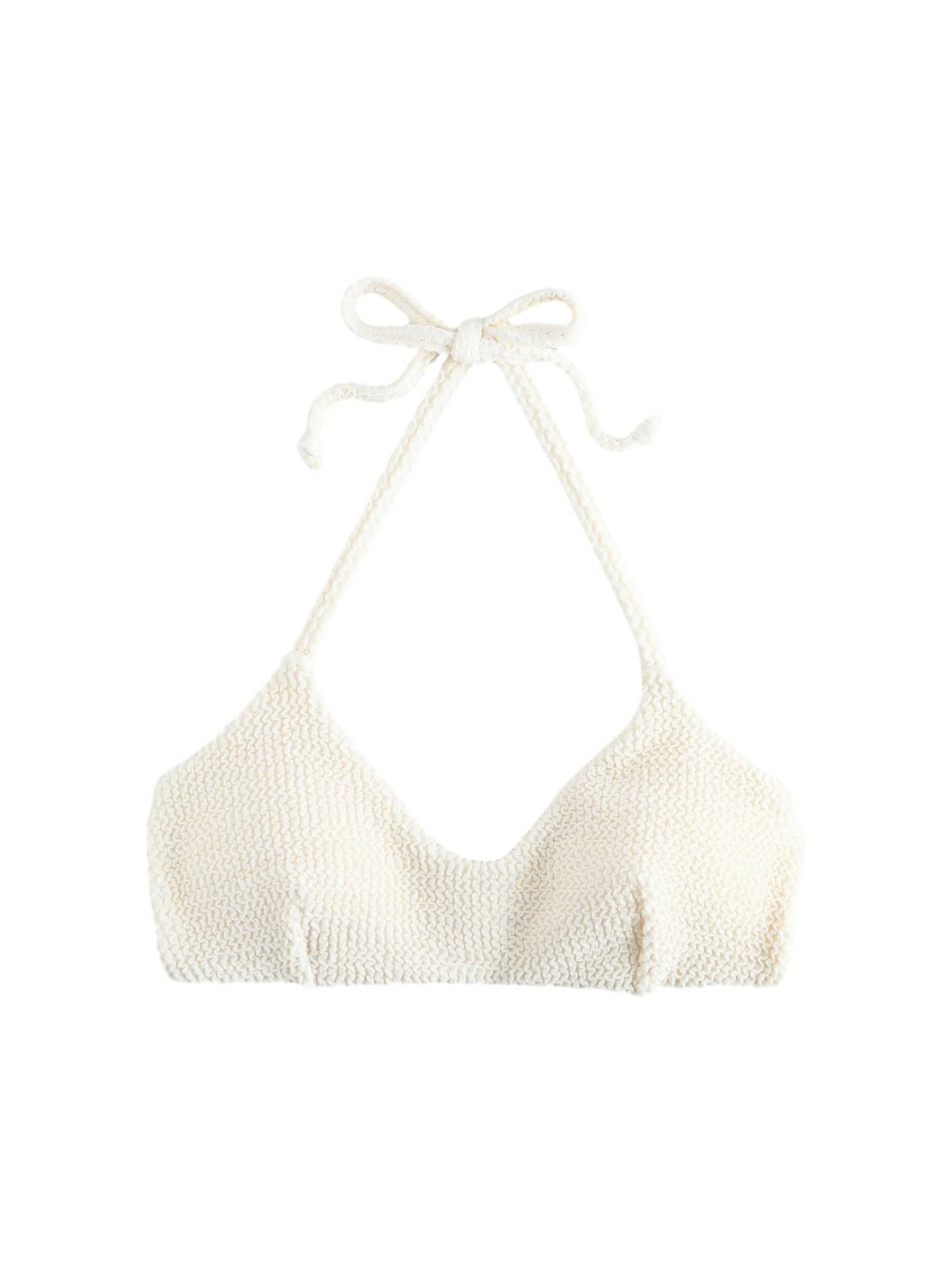 Bustino Top per bikini di self. in beige: frontale