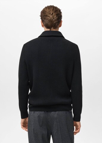 MANGO MAN Sweater 'Parkyd' in Black