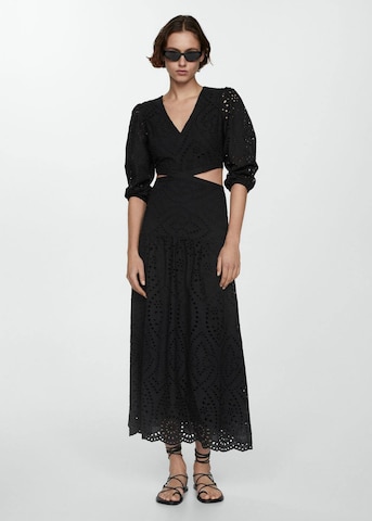 MANGO Evening Dress 'Lisa' in Black: front