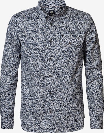 Petrol Industries Button Up Shirt 'Soltitude' in Blue: front