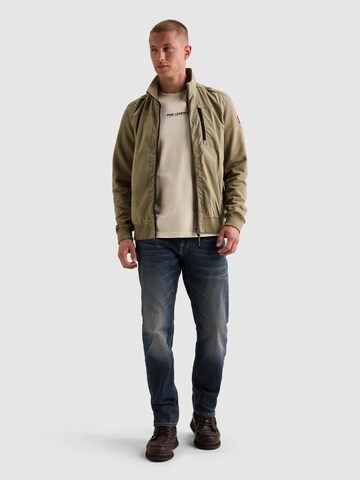 Giacca di mezza stagione 'Hybrid jacket with zipper closure and side pockets' di PME Legend in verde