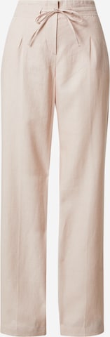 Riani Loose fit Pleated Pants in Beige: front