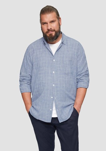 Coupe regular Chemise s.Oliver en bleu : devant