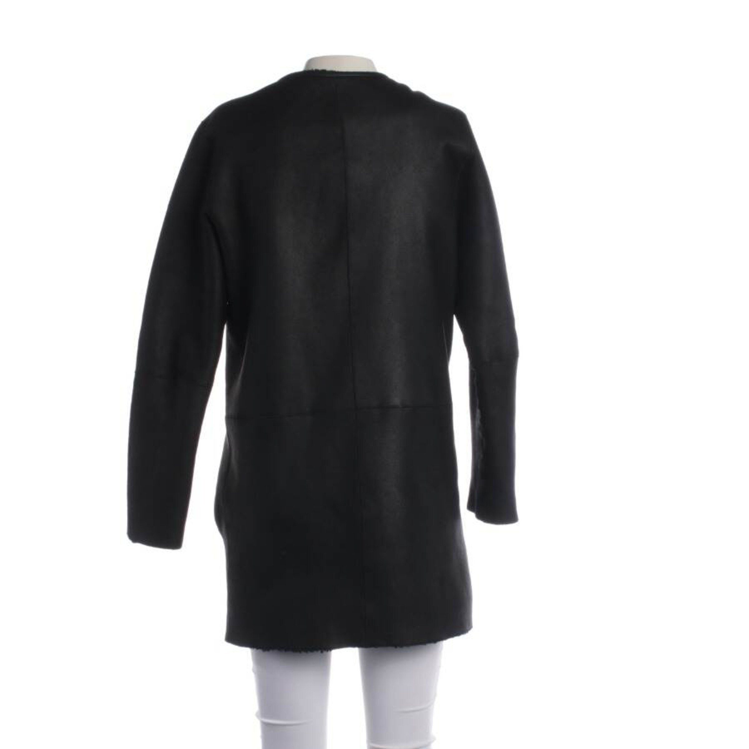 Ba&sh Lederjacke / Ledermantel XXS in Schwarz