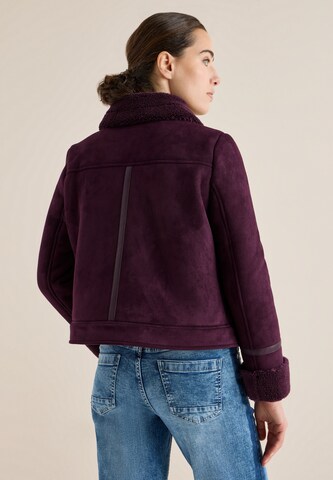 CECIL Veloursjacke in Lila