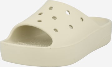 Crocs Muiltjes in Beige: voorkant