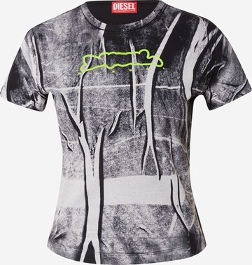 T-shirt 'UNCUTIE-N5' DIESEL en noir : devant