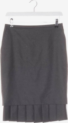 HERMÈS Skirt in XS in Grey: front