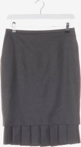 HERMÈS Skirt in XS in Grey: front