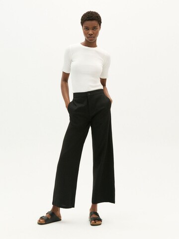 Thinking MU Wide Leg Hose 'Karina Pants' in Schwarz