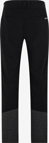 ZIENER Regular Workout Pants 'NEOLA' in Black