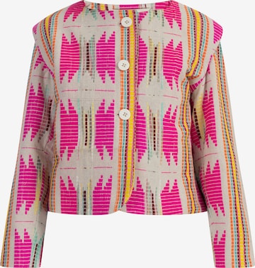IZIA Between-Season Jacket in Pink: front
