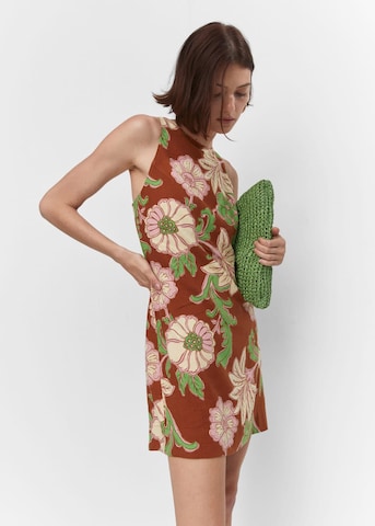 MANGOLjetna haljina 'Noemi' - smeđa boja