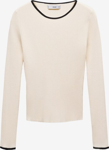 MANGO Sweater 'SHADOWIN' in Beige: front