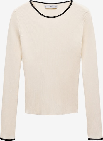 MANGO Pullover 'SHADOWIN' in Beige: predná strana