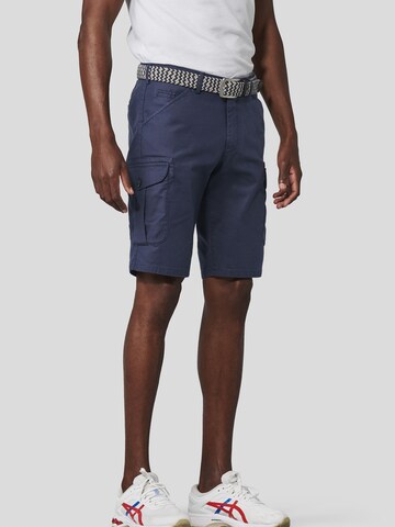 Coupe slim Pantalon MEYER en bleu : devant